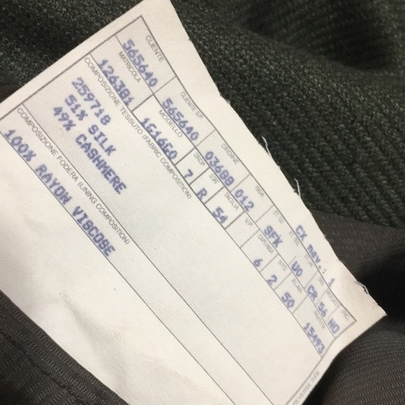 Ermenegildo Zegna Saks Fifth Ave Cashmere/silk blend jacket. Size - Picture 11 of 16